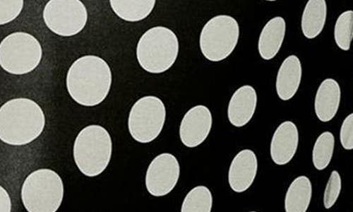Lipsy Spot Keyhole Midi Dress In Black
