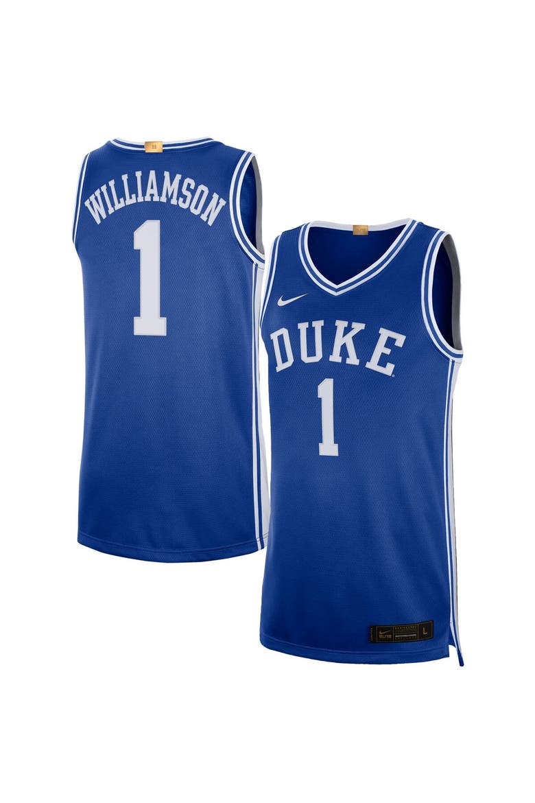 Men's Nike Zion Williamson Royal Duke Blue Devils Alumni Player Limited Basketball Jersey, Main, color, Royal