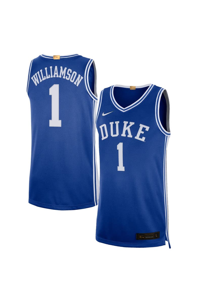 Nike Men's Nike Zion Williamson Royal Duke Blue Devils Alumni Player Limited Basketball Jersey, Main, color, Royal