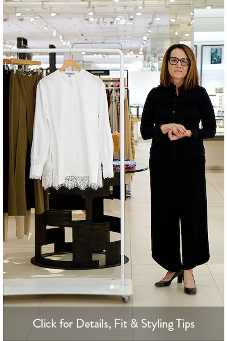 Ethel Lace Trim Long Sleeve Woven Shirt video