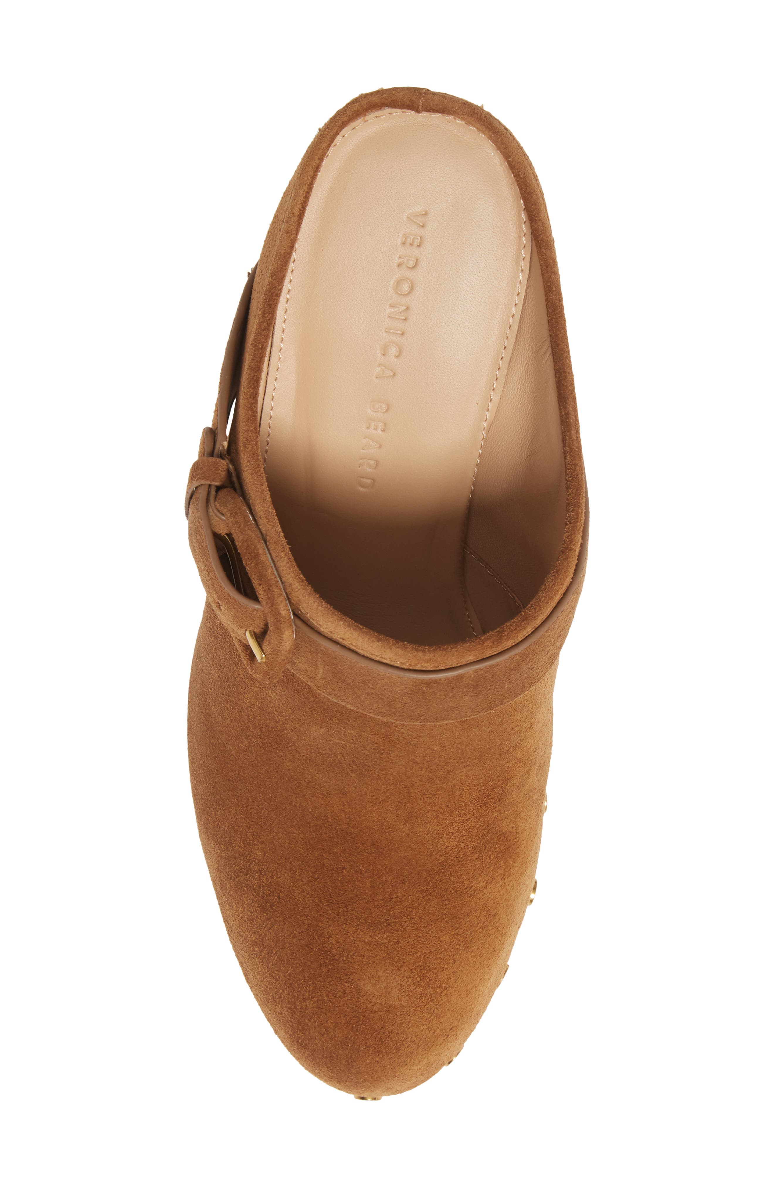 Veronica Beard Dacey Clog, Alternate, color, Pecan
