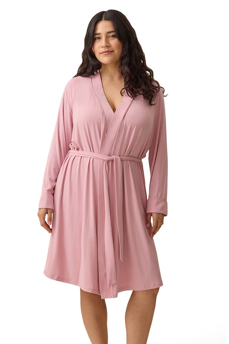 Clea Classic Robe, Main, color, Light Mauve