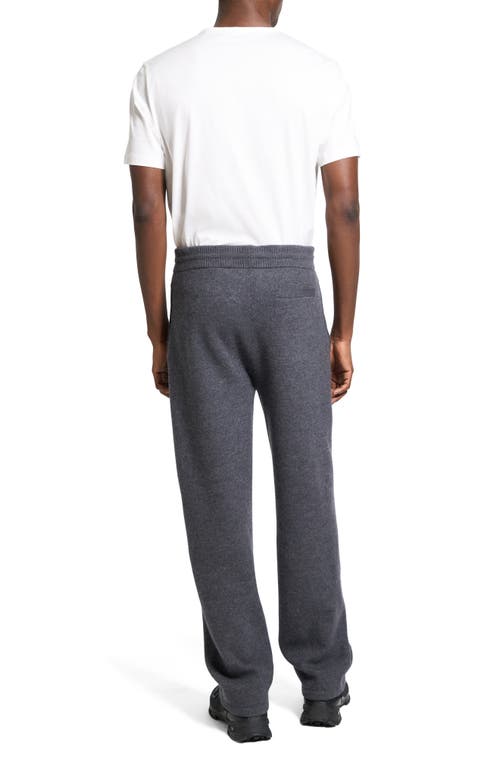 Theory Boiled Merino Wool Sweatpants In Gray