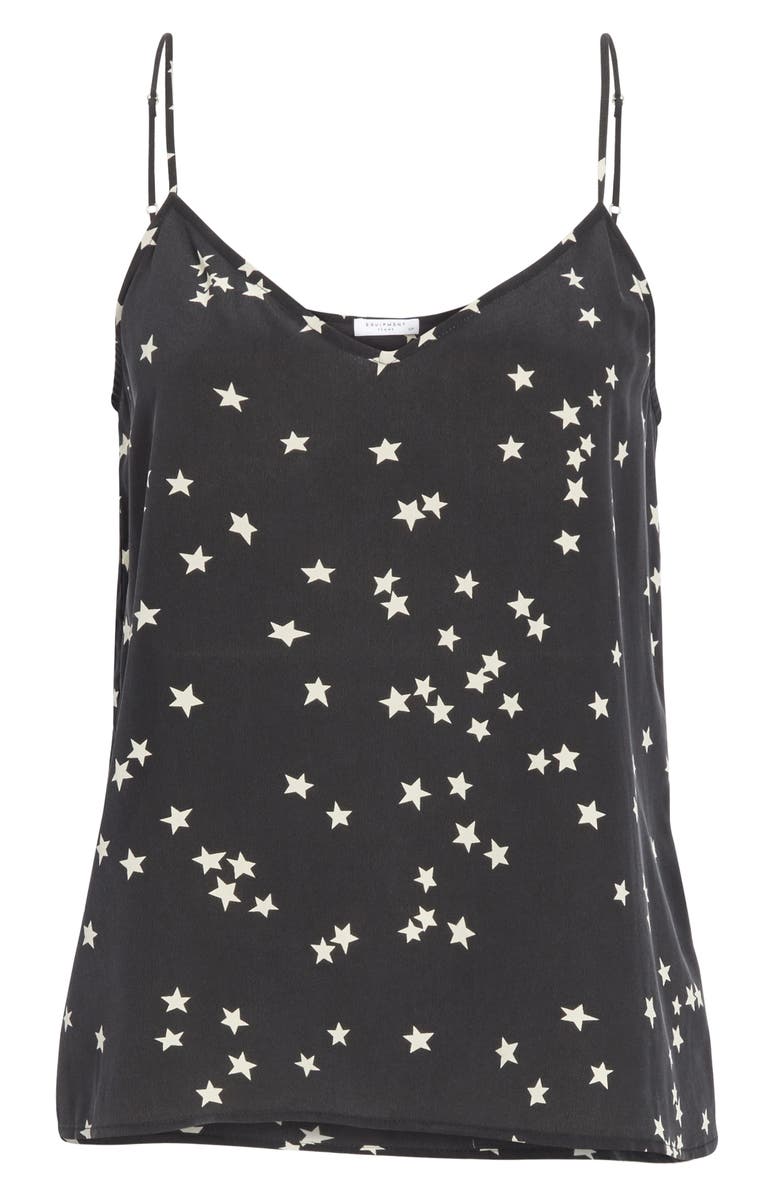 Equipment Layla Star Print Silk Camisole, Alternate, color, 