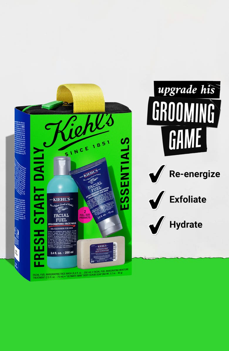 Kiehl's Since 1851 Fresh Start Daily Essentials Gift Set $68 Value, Alternate, color,