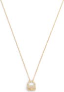 COACH Pavé Tabby Bag Pendant Necklace
