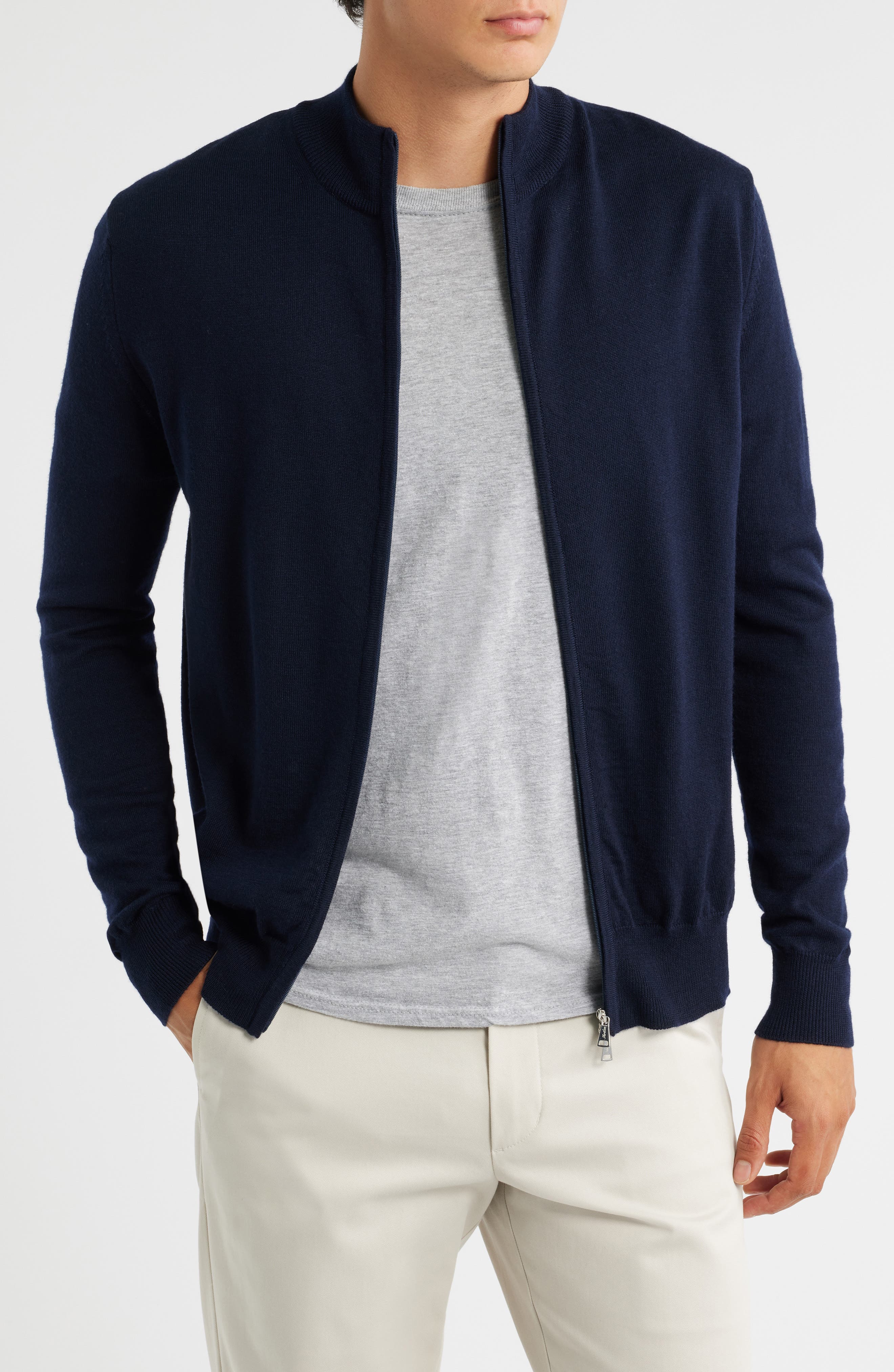 Aurélien Cashwool® Full Zip Sweater