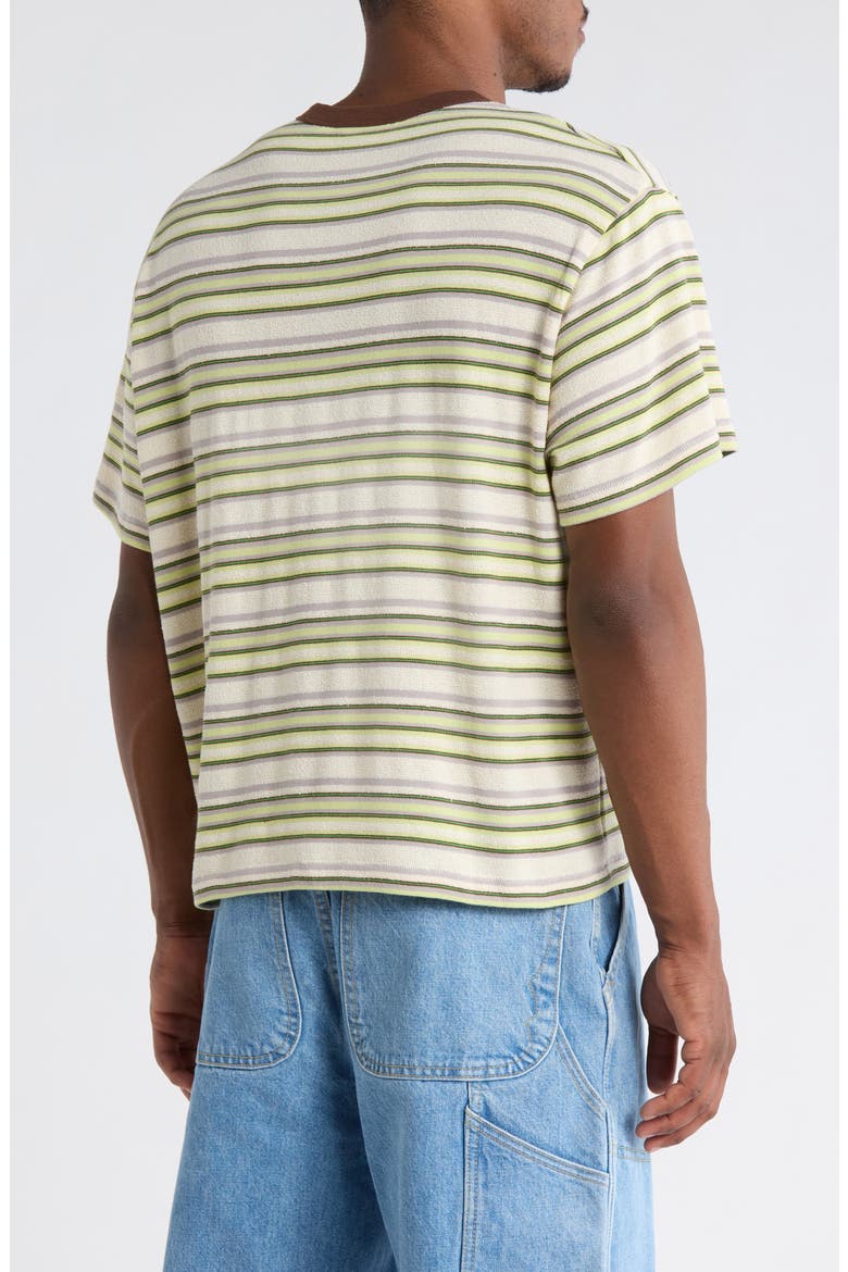 Looped Stripe T-Shirt, Alternate, color, GREEN MULTI
