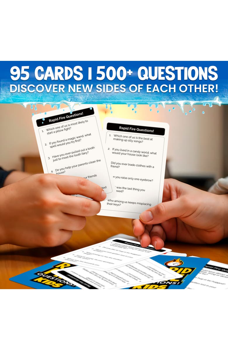 Quokka Kids Conversation Card Game, Alternate, color, Travel Kids Compact