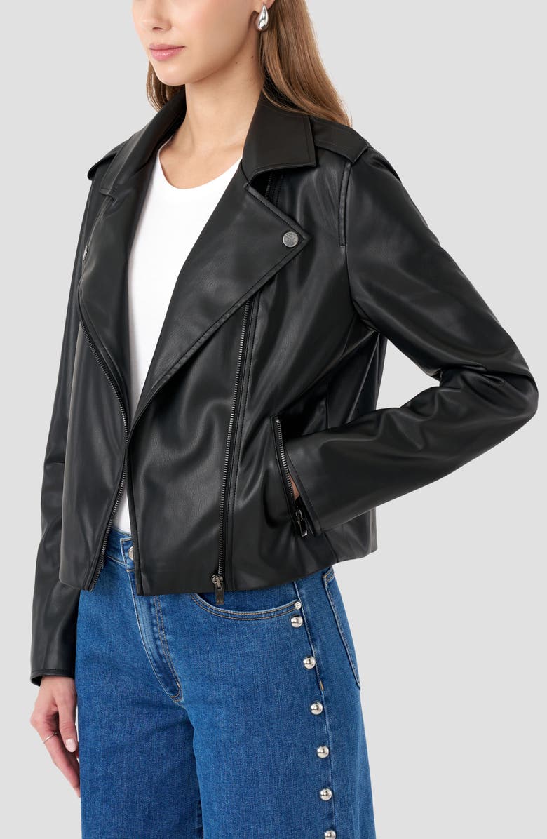 RM Rebecca Minkoff Moto Jacket, Alternate, color, Black