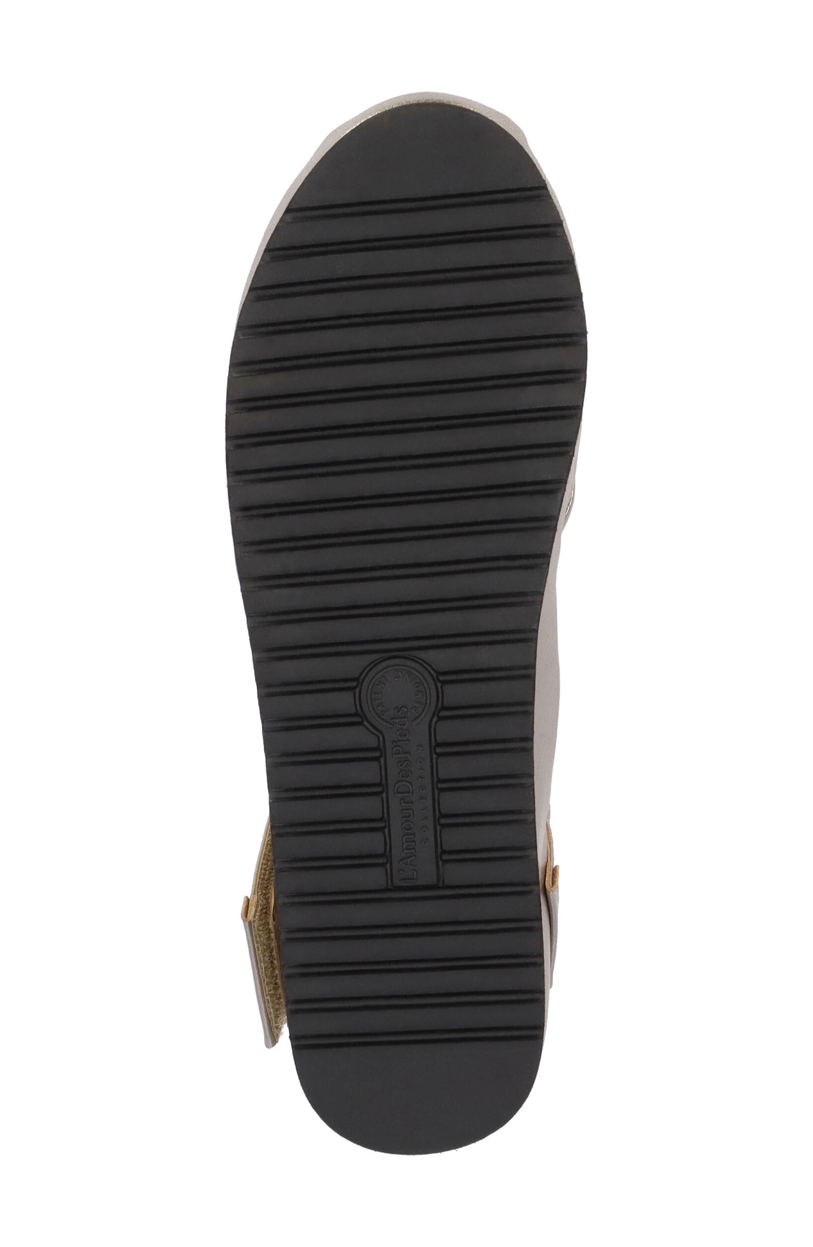 L'Amour des Pieds Amadour Ankle Strap Sandal, Alternate, color, Champagne