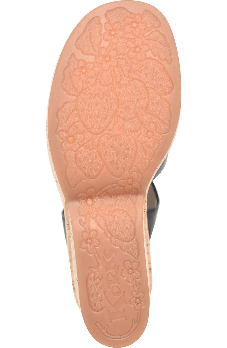 KORKS Babette II Wedge Sandal, Alternate, color, Black