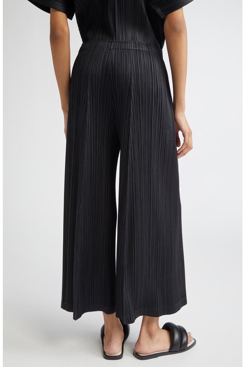 Pleats Please Issey Miyake Thicker Bottoms 1 Pleated Crop Wide Leg