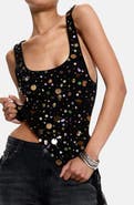 JADED LONDON Addison Sequin Vest Top