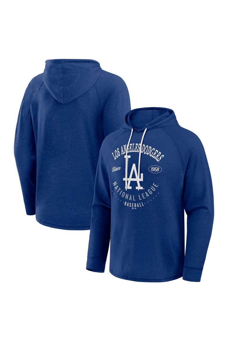 Men's Darius Rucker Collection by Fanatics  Royal Los Angeles Dodgers Raglan Hooded Long Sleeve T-Shirt, Alternate, color, Royal