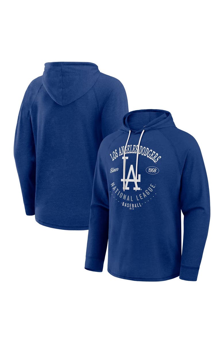 Darius Rucker Collection by Fanatics Men's Darius Rucker Collection by Fanatics Royal Los Angeles Dodgers Raglan Hooded Long Sleeve T-Shirt, Alternate, color, Royal