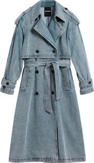 Desigual Denim Trench Coat