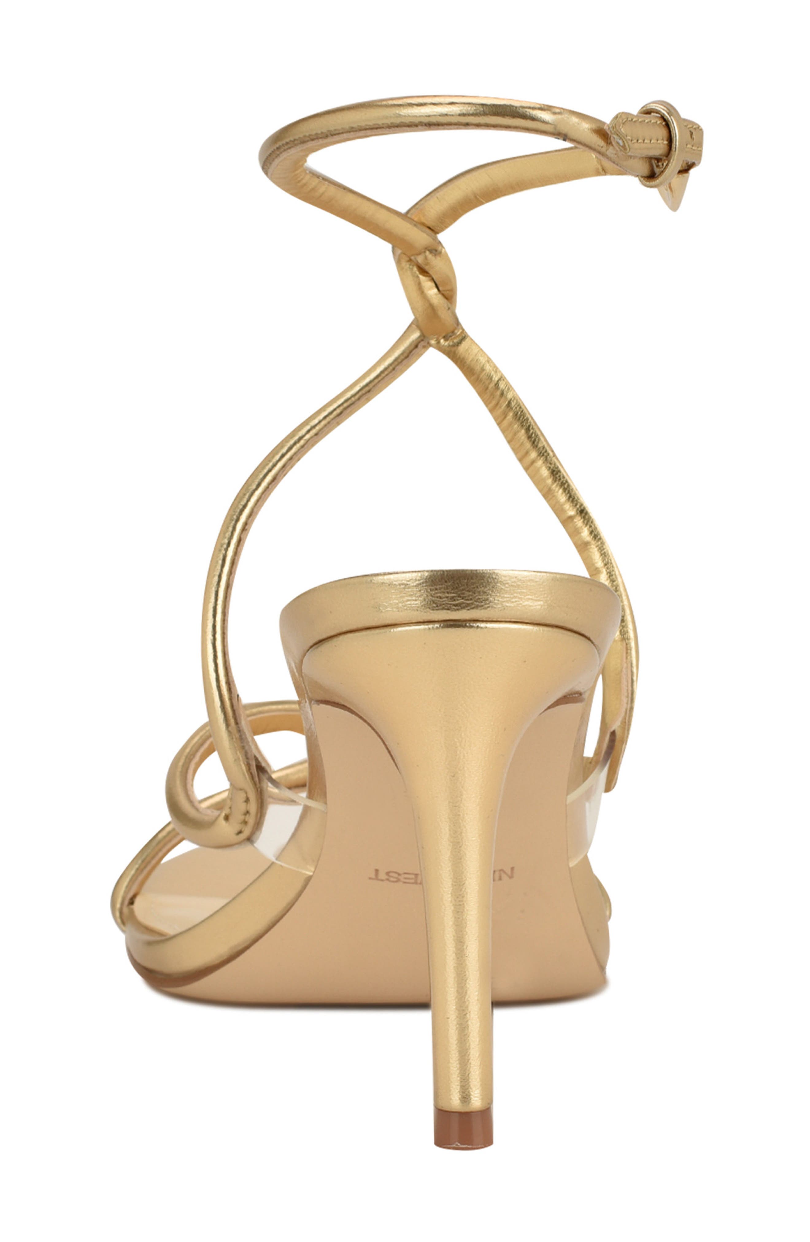 Emerila Ankle Strap Sandal, Alternate, color, GOLD