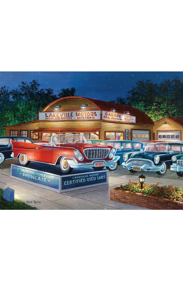 Sunsout Wheelers and Dealers 500 piece Jigsaw Puzzle for Adults, Alternate, color, Multicolor