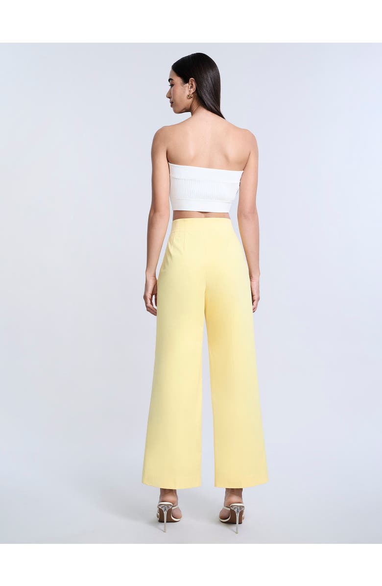 BCBGMAXAZRIA High Waist Cropped Pant, Alternate, color, Camomile