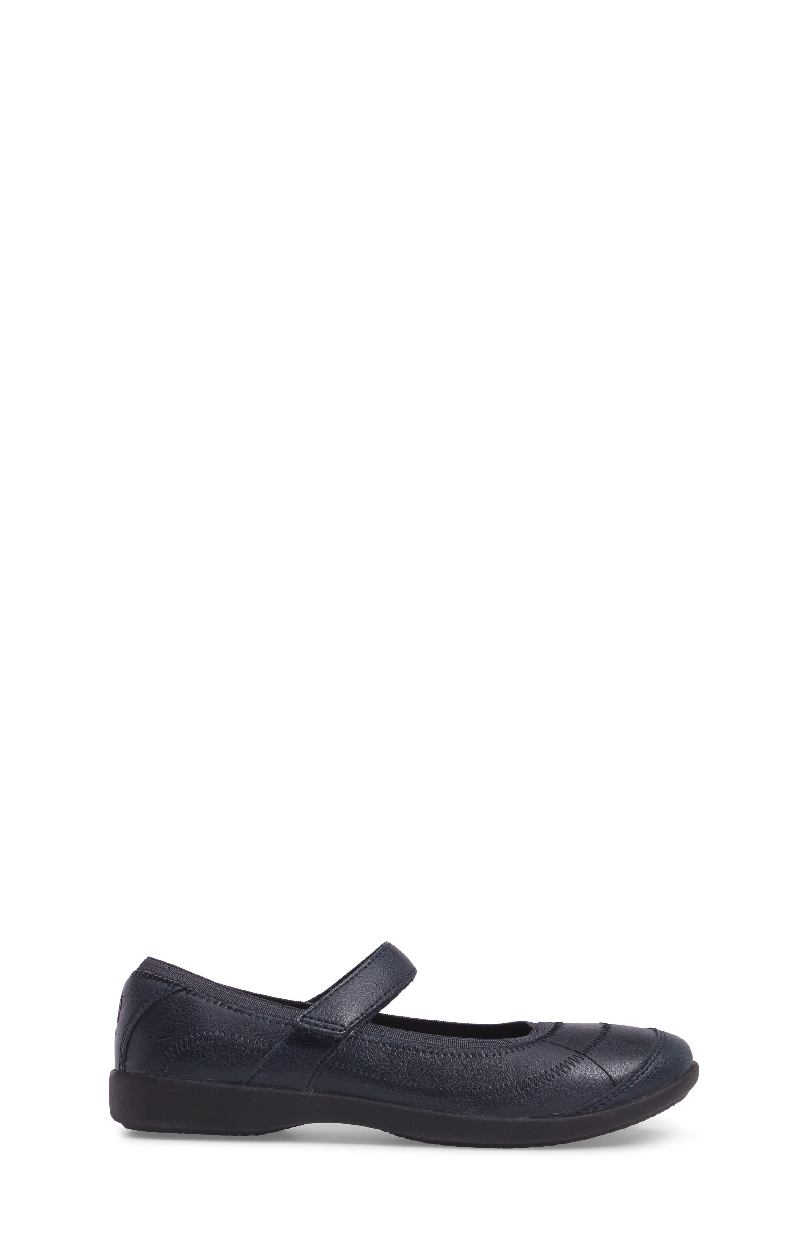 Reese Mary Jane Flat, Alternate, color, NAVY LEATHER