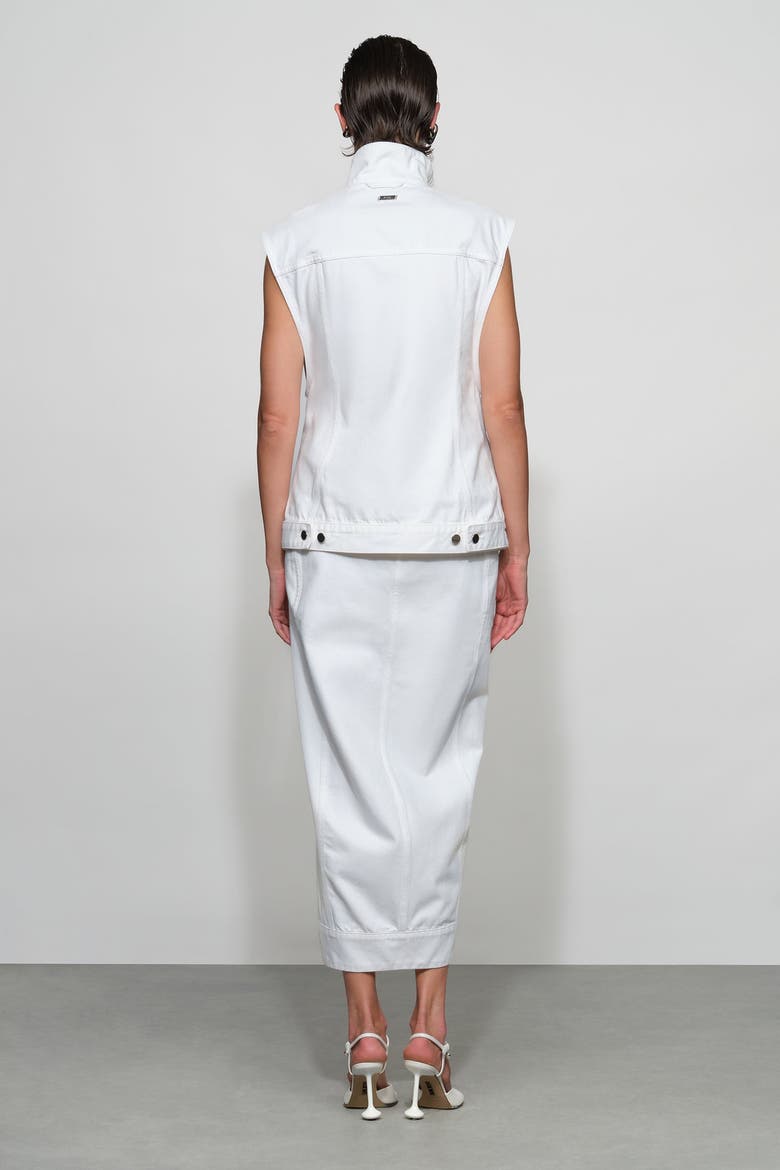 Sylas Denim Vest, Alternate, color, White