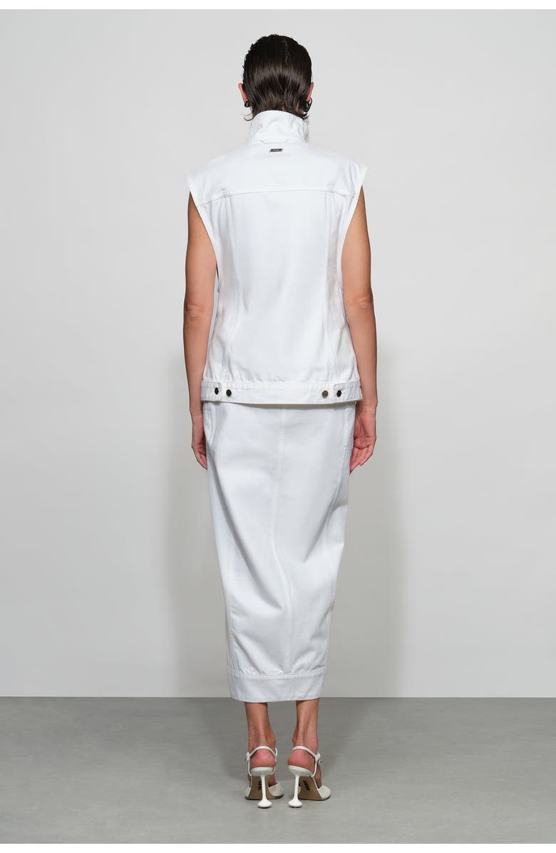 Et Ochs Sylas Denim Vest, Alternate, color, White