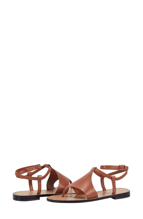 Marc Fisher Ltd Lille Ankle Strap Sandal In Brown