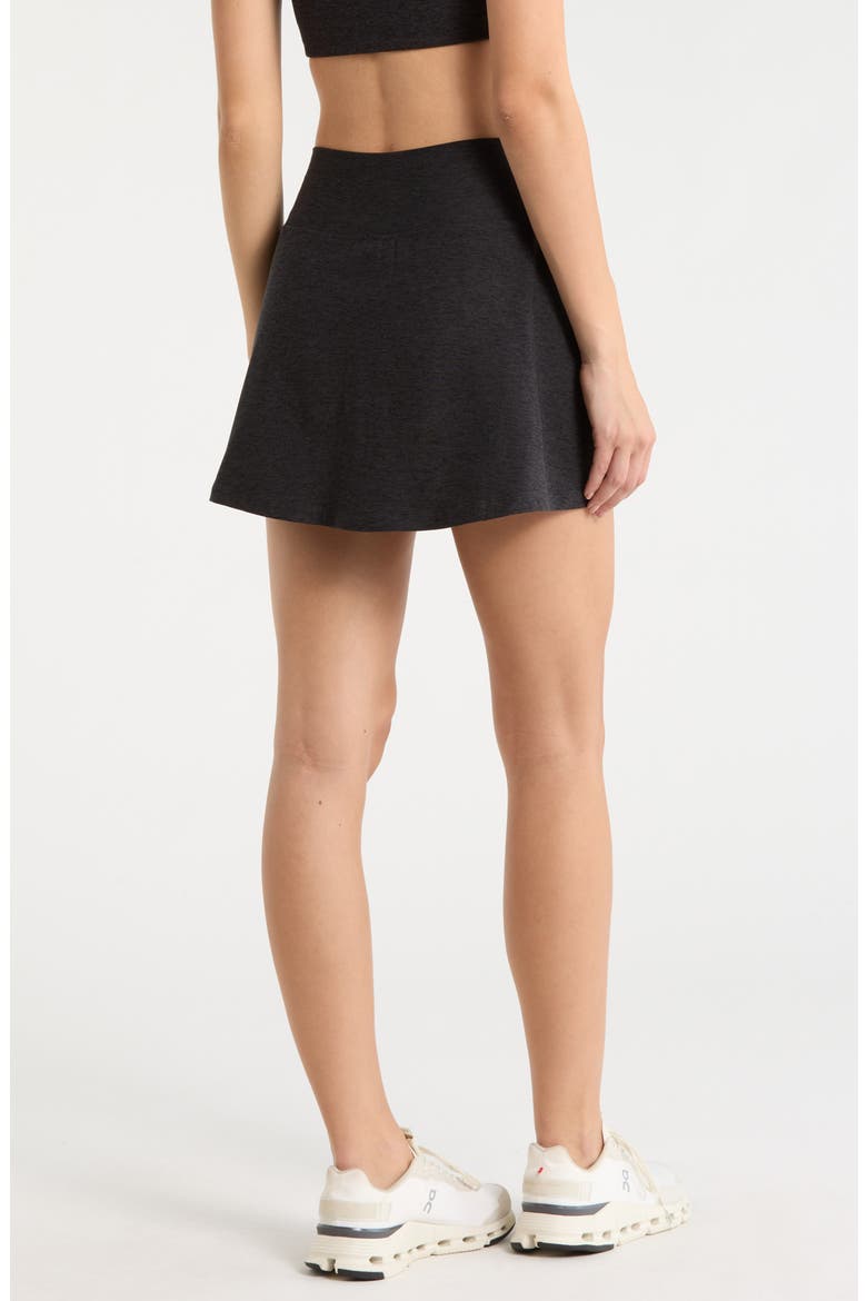 The Coco Skort, Alternate, color, HEATHER BLACK