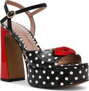 Betsey Johnson Allyson Ankle Strap Platform Sandal