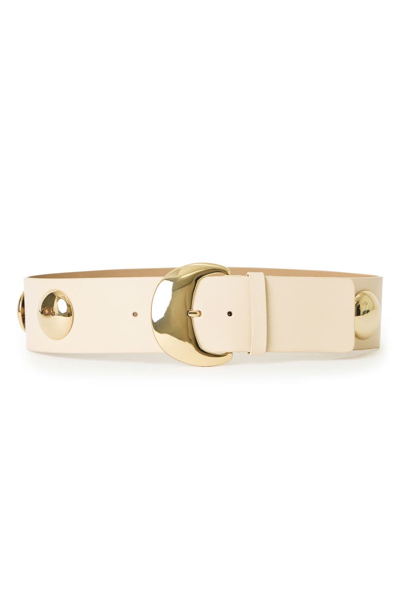 B-Low the Belt Bence Leather Belt, Main, color, Latte Gold