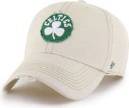 '47 Men's '47 Cream Boston Celtics Weathered Clean Up Adjustable Hat