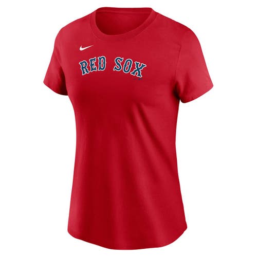 Nike Kristian Campbell Red Boston Red Sox Fuse Name & Number T-shirt