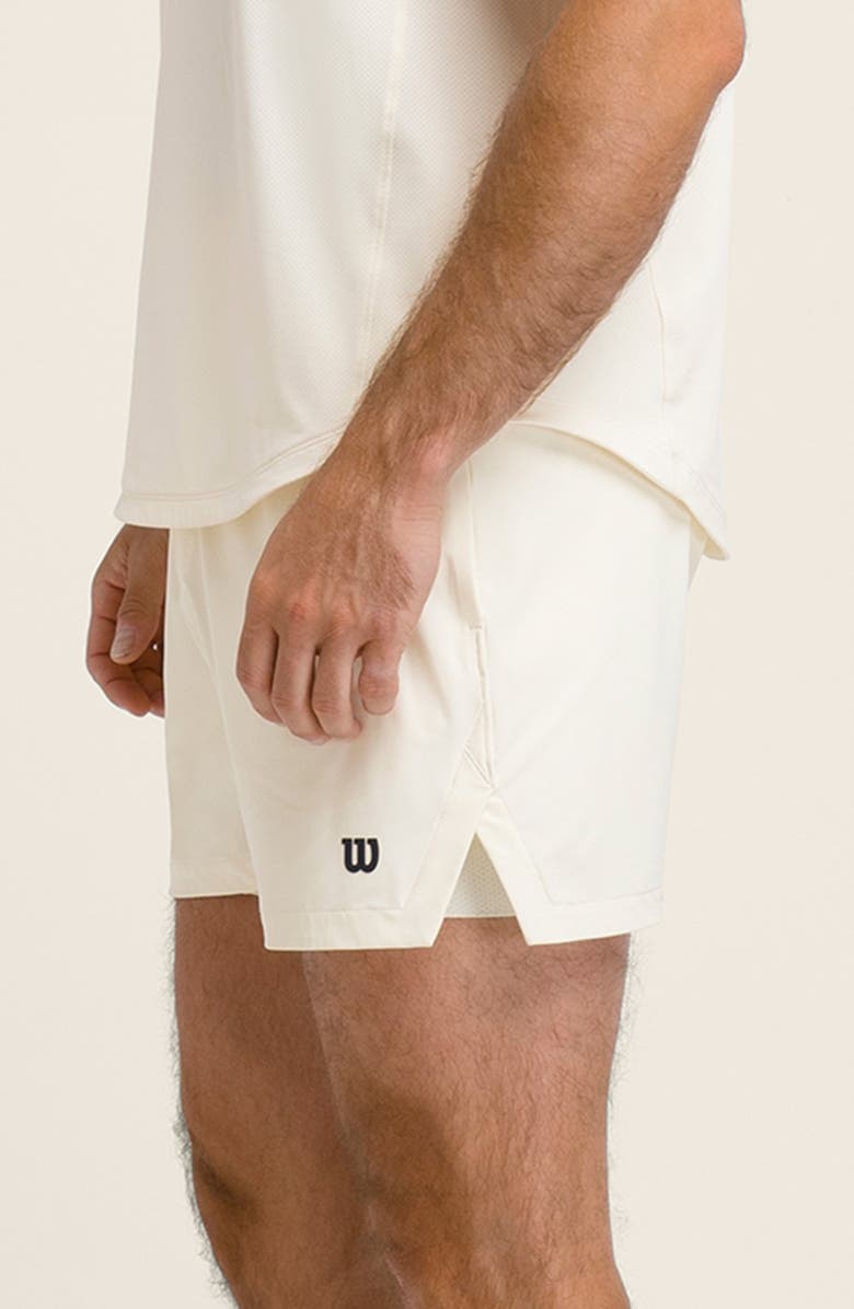WILSON Set Point Shorts, Alternate, color, Sandrift