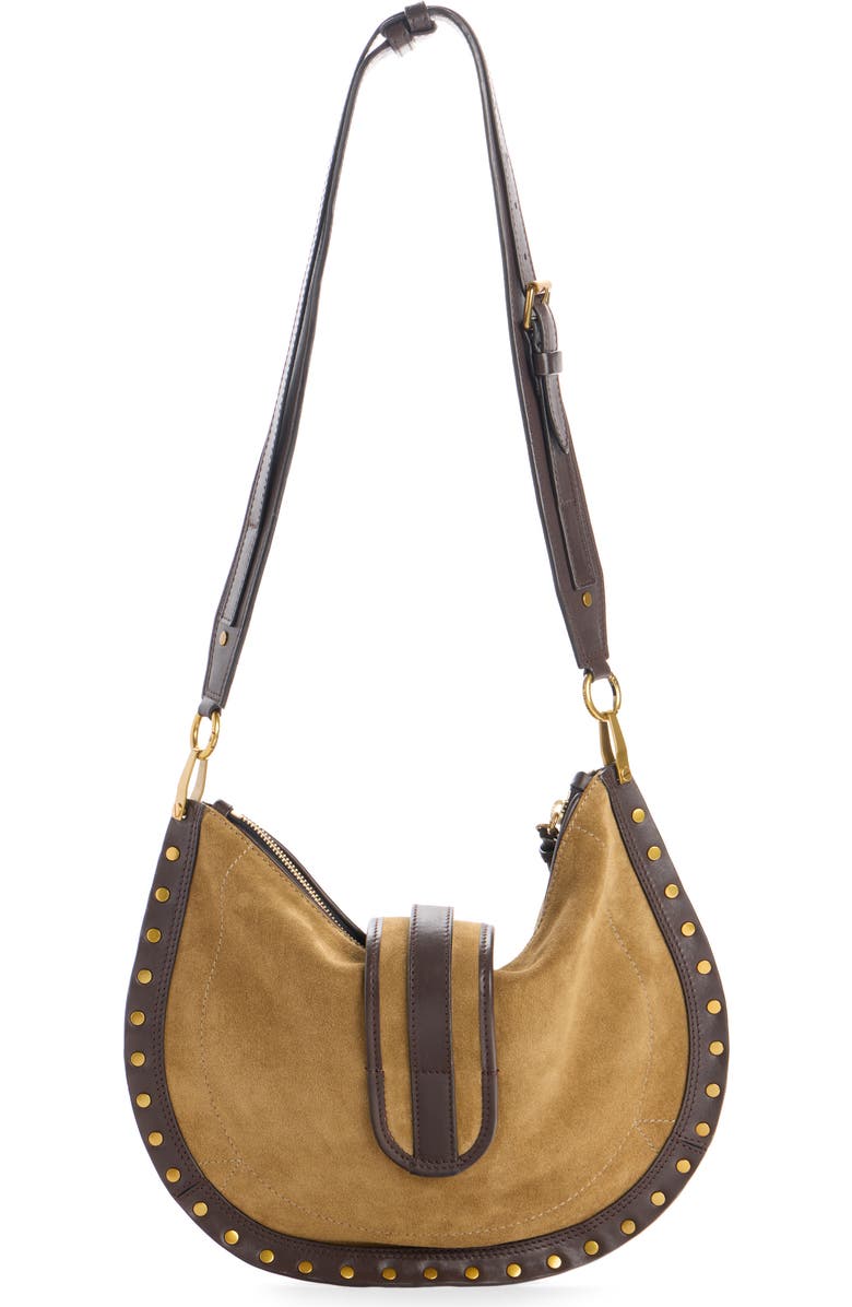 Isabel Marant Oskan Moon Bag, Alternate, color, Taupe