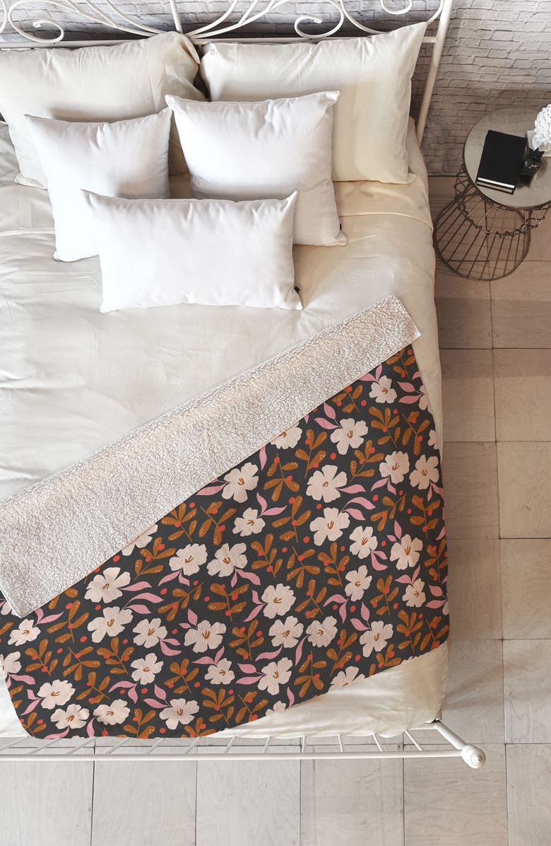 Deny Designs Reversible Fleece Throw Blanket, Alternate, color, 