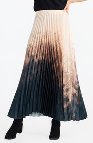 Brave+True Alias Pleated Maxi Skirt