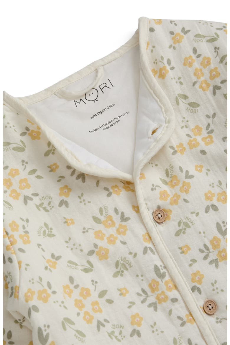 Floral Muslin Quilted Jacket, Alternate, color, Floral Cloud Dancer