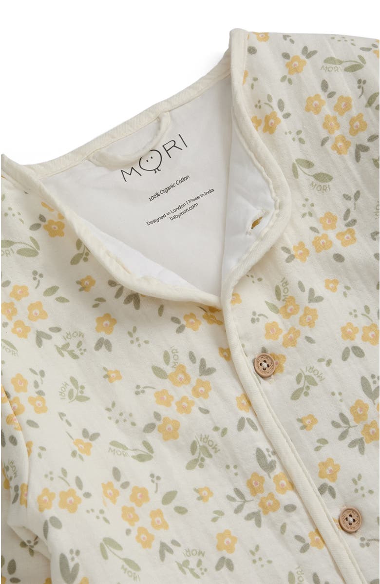 MORI Floral Muslin Quilted Jacket, Alternate, color, Floral Cloud Dancer
