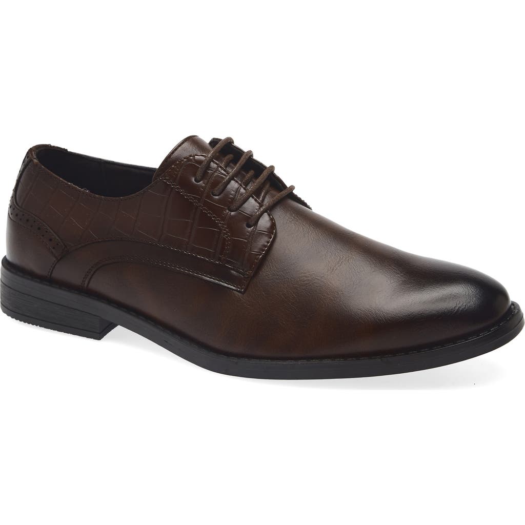 Geoffrey Beene Faux Leather Loafer In Brown