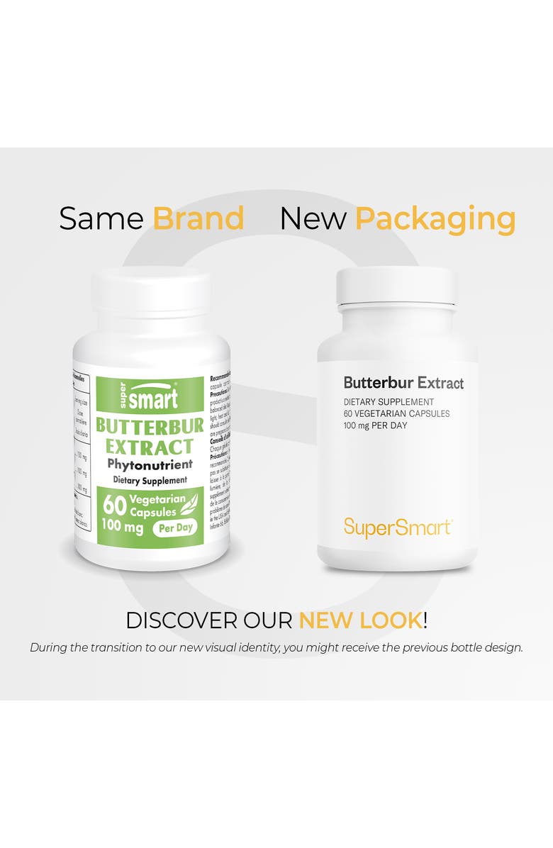 SuperSmart Butterbur Extract, Alternate, color, NO COLOR