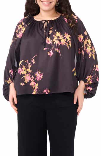 Floral Peasant Blouse