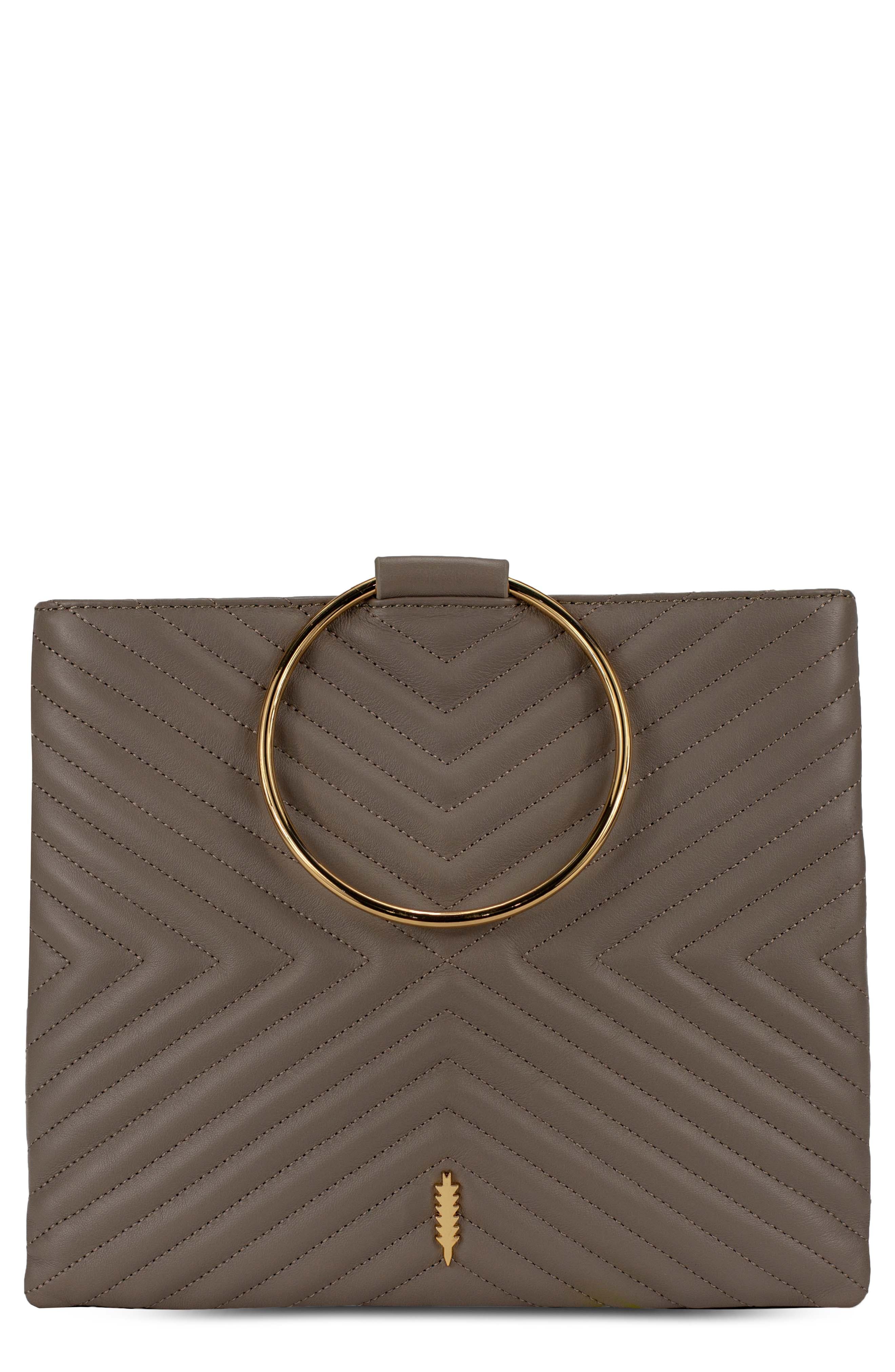 Thacker Le Pouch Quilted Leather Crossbody Bag, Main, color, 