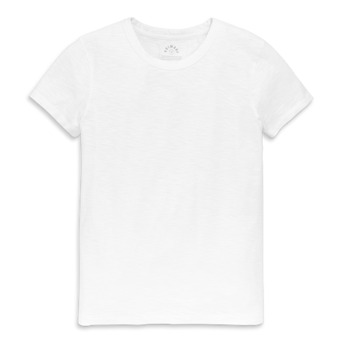 Shop Primary Adult Classic Slub Crewneck Tee In White