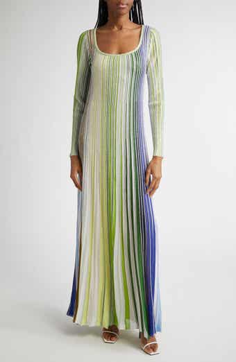 Missoni Sequin Metallic Stripe Long Sleeve Sweater Dress Missoni Sequin Metallic Stripe Long Sleeve Sweater Dress