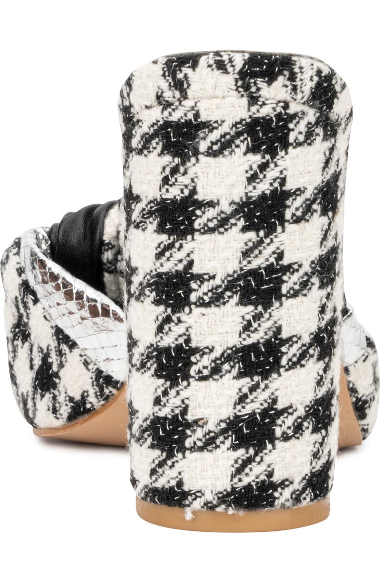 NEW YORK AND COMPANY Anthi Houndstooth Block Heel Sandal, Alternate, color,