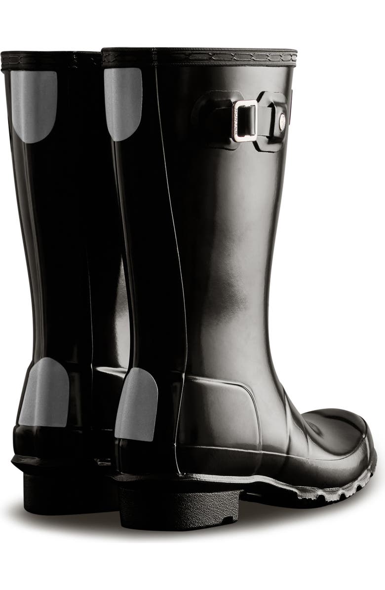 Hunter Kids' Original Gloss Waterproof Rain Boot, Alternate, color,