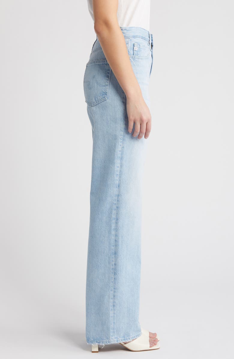 AG Kora High Waist Wide Leg Jeans, Alternate, color, Sunset Blues