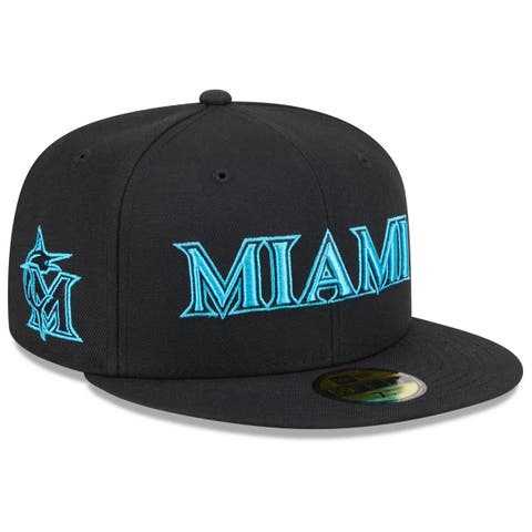 Men's New Era Black Miami Marlins 2025 City Connect 59FIFTY Fitted Hat
