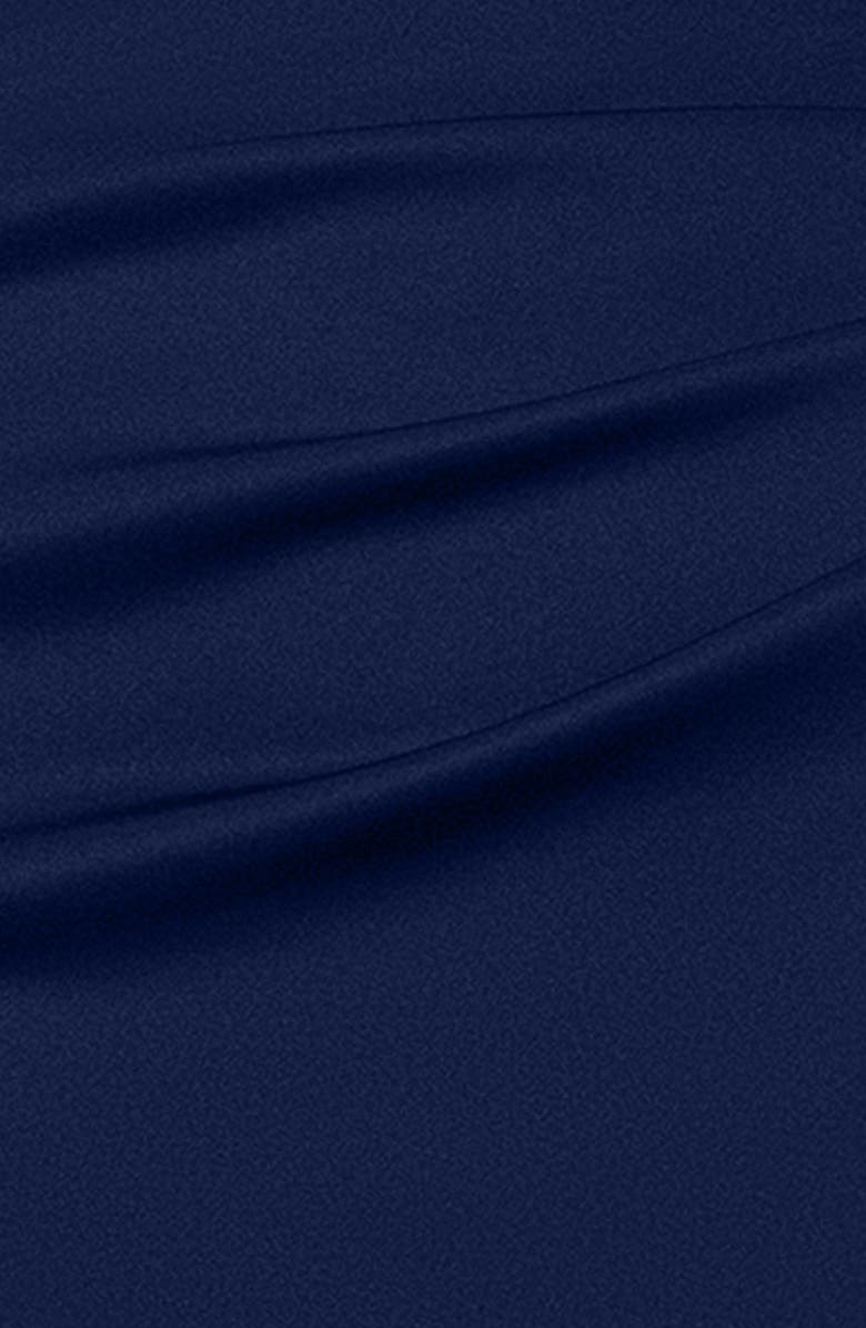 Xscape Evenings Asymmetric Scuba Knit Cocktail Dress, Alternate, color, Midnight